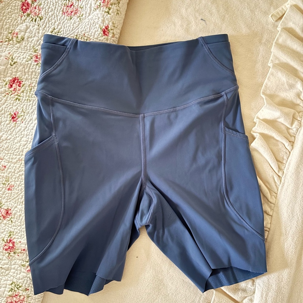 lululemon athletica Slate Blue High-Rise Bike Shorts